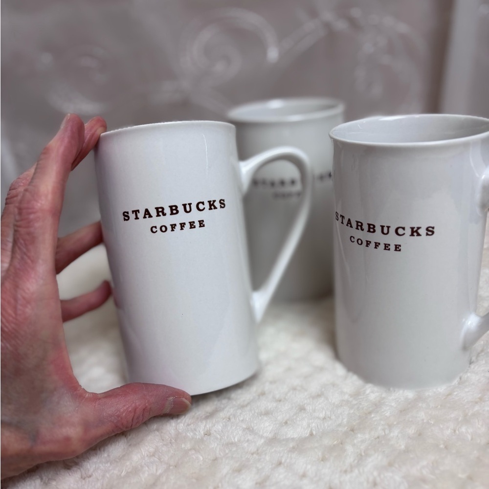 Vintage Starbucks Coffee Mugs, 2003, 12oz Set of three (3)